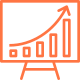 Financial accounting and budgeting icon