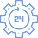 24-Hour Service Icon